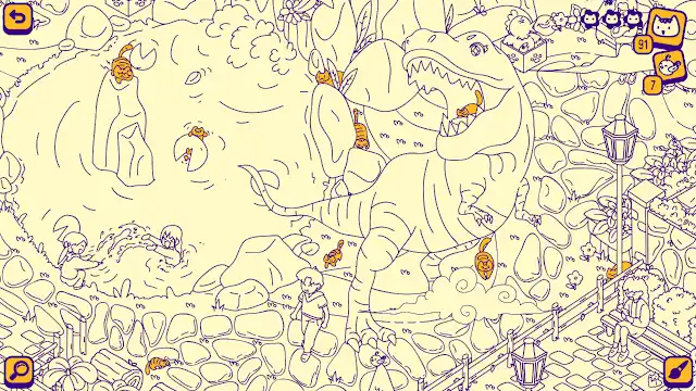 Cats and Seek : Dino Park screenshot 1