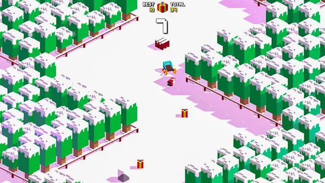 Retro Santa Run screenshot 3