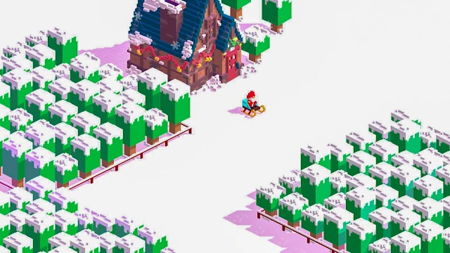 Retro Santa Run screenshot 2