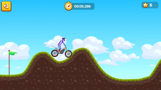 Hill Climb on a Motorcycle screenshot 2