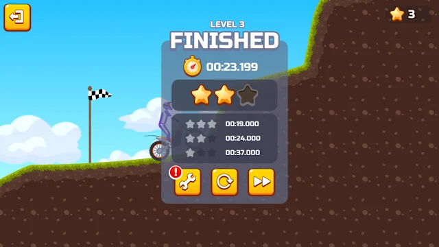 Hill Climb on a Motorcycle screenshot 3