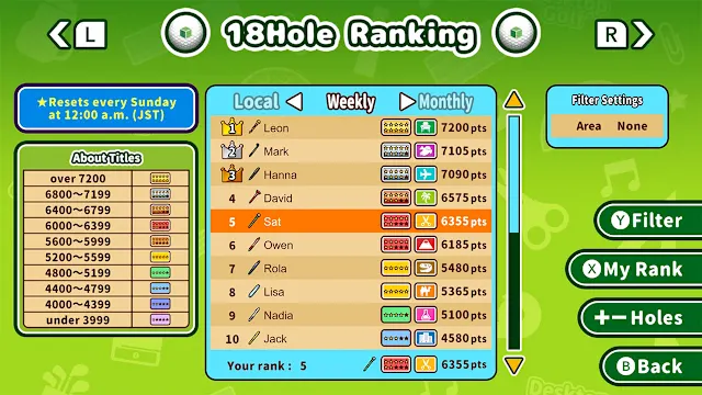 Desktop GOLF screenshot 6
