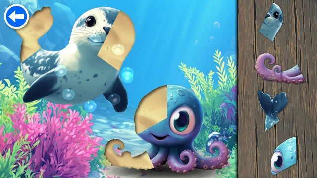 Puzzle Adventures - Sea Animals screenshot 1