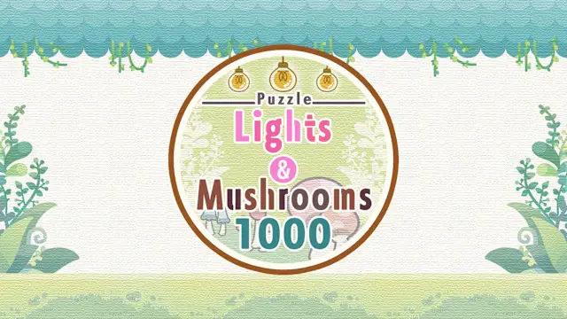 Puzzle Lights and Mushrooms 1000