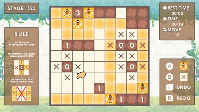 Puzzle Lights and Mushrooms 1000 screenshot 4