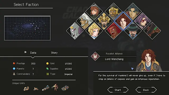 Chaos Galaxy 2 screenshot 1