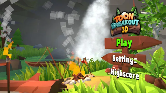 Toon Breakout 3D screenshot 0