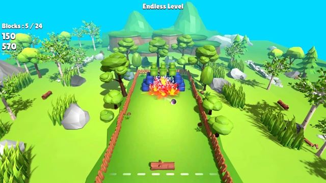 Toon Breakout 3D screenshot 1