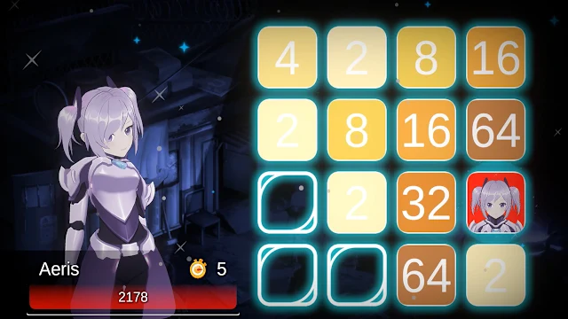 Battle Puzzle 2048 - Space Girls screenshot 6
