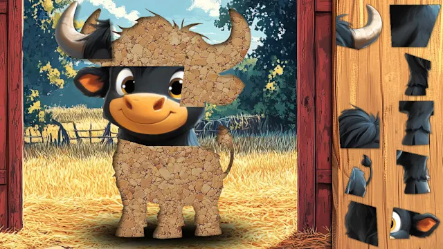 Puzzle Adventures - Farm Animals screenshot 4