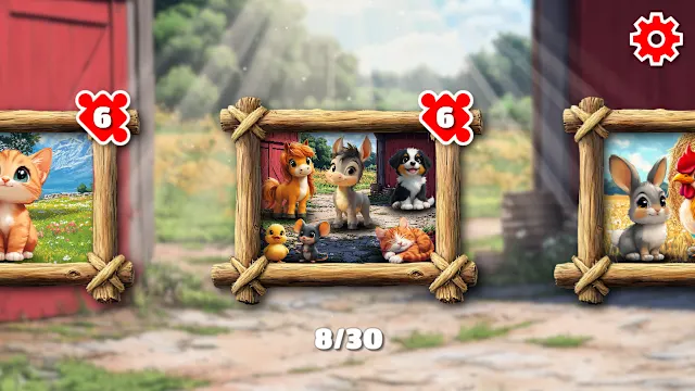 Puzzle Adventures - Farm Animals screenshot 2