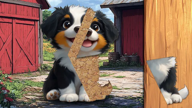 Puzzle Adventures - Farm Animals screenshot 0