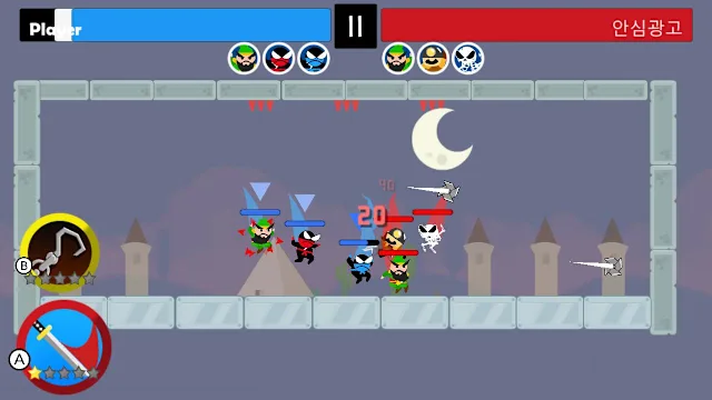 Jumping Ninja Battle screenshot 4