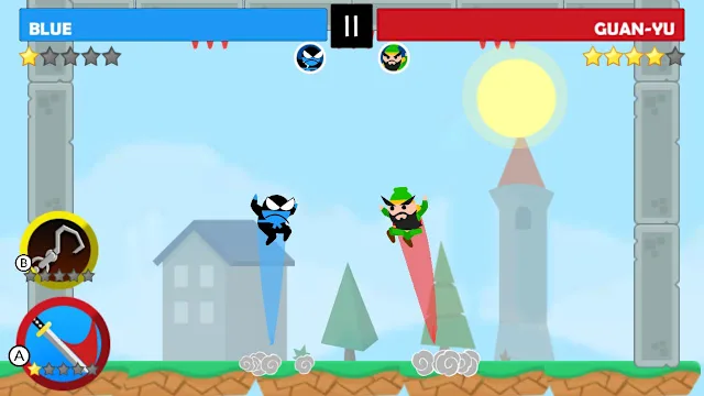 Jumping Ninja Battle screenshot 1