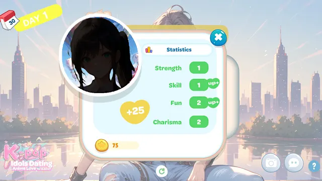 K-pop Idols Dating: Anime Love for B.SeveT screenshot 4