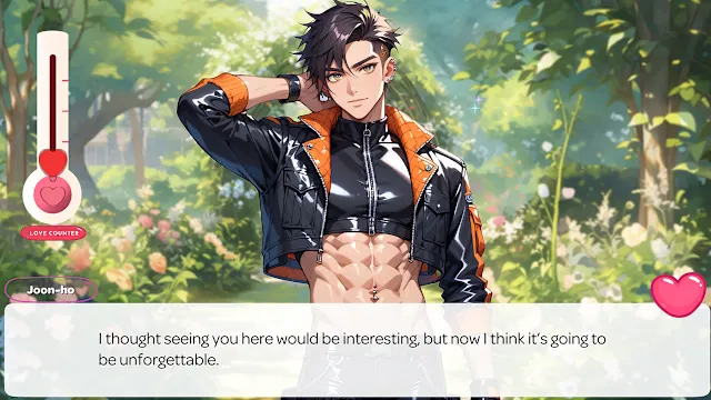 K-pop Idols Dating: Anime Love for B.SeveT screenshot 0