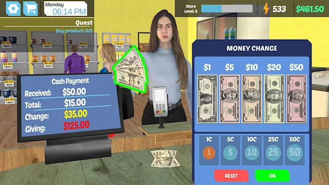 Cashier Simulator screenshot 1