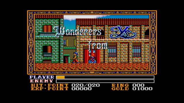 EGGCONSOLE WANDERERS FROM Ys MSX2 screenshot 4