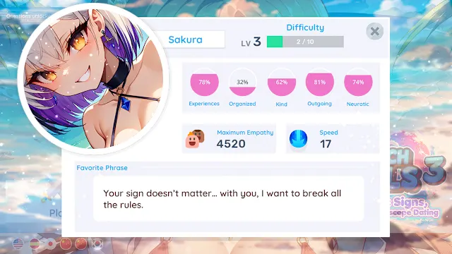 Beach Girls 3: Zodiac Signs, Love & Horoscope Dating screenshot 3
