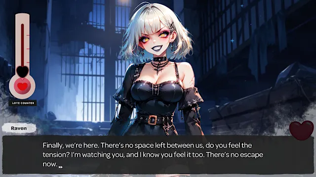 Psychiatric Prison Romance: Serial Killer Anime Girls Dating Sim screenshot 0