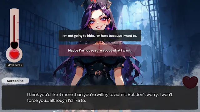 Psychiatric Prison Romance: Serial Killer Anime Girls Dating Sim screenshot 2