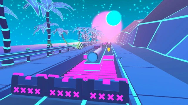 Neon Roller screenshot 0