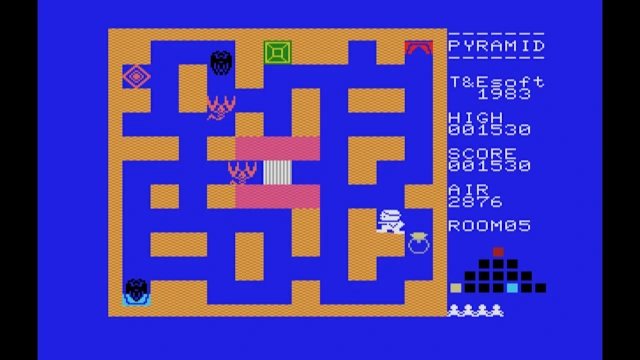 EGGCONSOLE PYRAMID WARP MSX screenshot 3