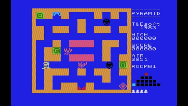 EGGCONSOLE PYRAMID WARP MSX screenshot 2