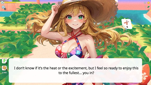 Cozy Earth: Hawaii Island Love Anime Girls screenshot 1