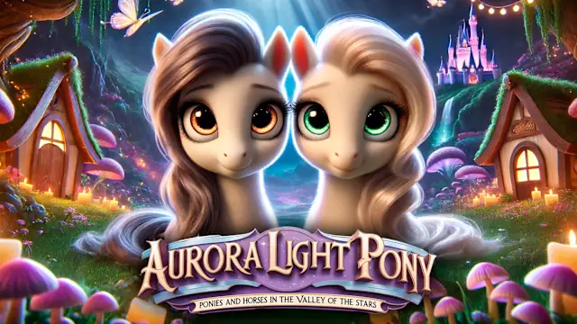 Aurora Light Pony: Ponies and Horses in the Valley of Stars
