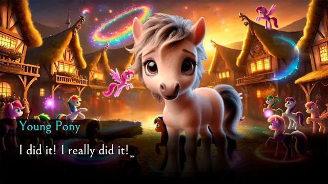Aurora Light Pony: Ponies and Horses in the Valley of Stars screenshot 5