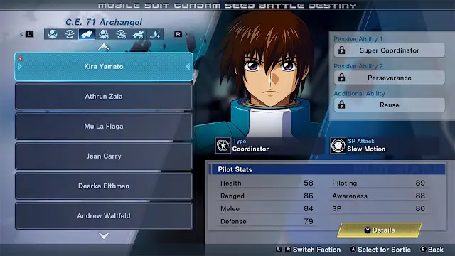 MOBILE SUIT GUNDAM SEED BATTLE DESTINY REMASTERED screenshot 3