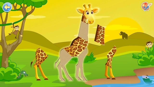 Puzzles & Colors Games for Kids Toddler Coloring Book Draw Paint screenshot 6