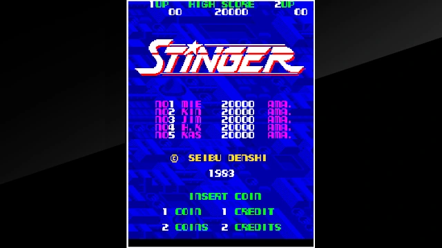 Arcade Archives STINGER screenshot 0