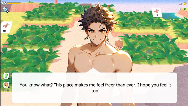 Cozy Earth: Hawaii Island Love Anime Boys screenshot 1