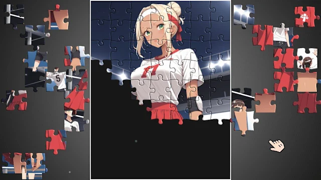 Hentai Puzzle: Volleyball Girls screenshot 1