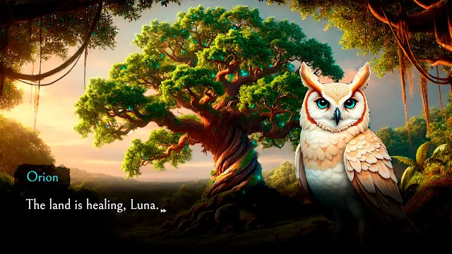Luna and the Crystal of Light screenshot 1