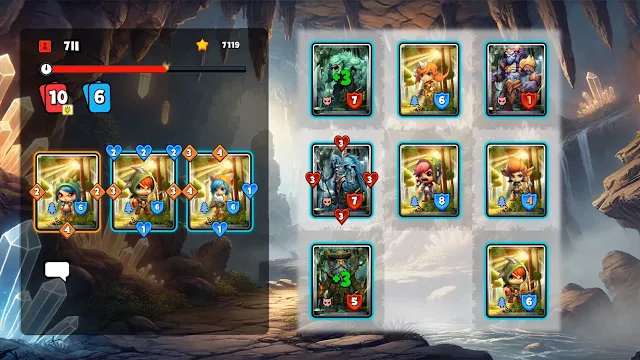 Tiny Titans - Card Rumble screenshot 1