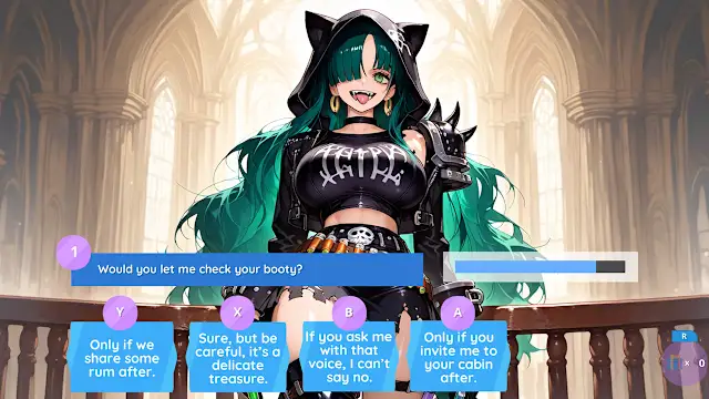 Pirate Anime Quest: One Girls' Journey, A Piece of Island Love screenshot 2