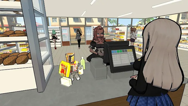 Supermarket Anime Collector's Simulator screenshot 4