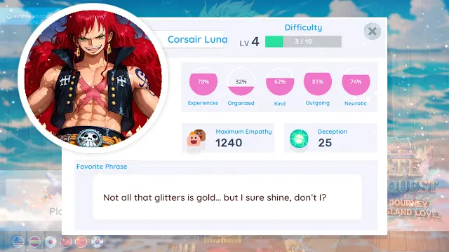 Pirate Anime Quest: One Boys' Journey, A Piece of Island Love screenshot 4