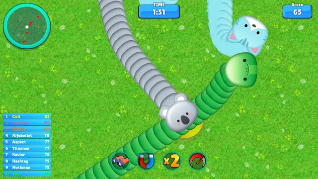Fluffy Snakes screenshot 1