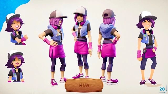 Sports Camp's Artbook screenshot 1