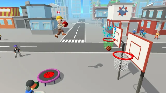 Jump Up 3D: Mini Basketball screenshot 1