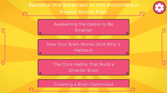 Become the Smartest in the Room! Brain Power Boost Plan screenshot 0