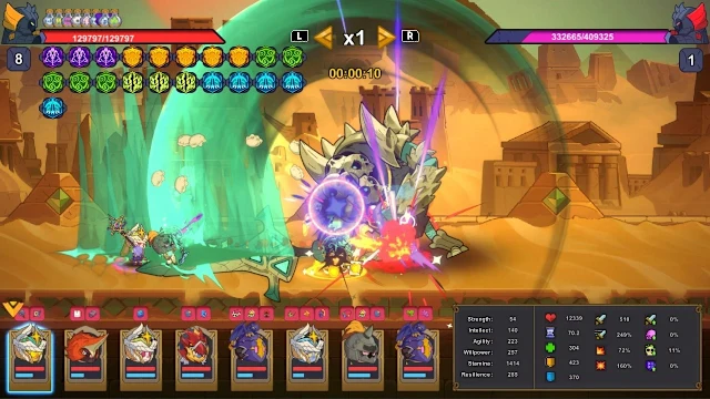 Magicbook AutoBattler screenshot 1