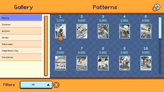 Pixel Cross Stitch Color by Number Seasons Collection screenshot 5