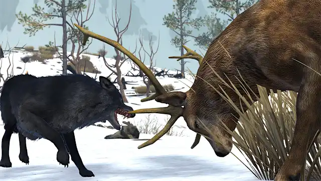 Wolf Simulator 2025: Wild RPG Survival screenshot 2