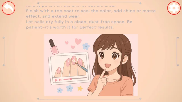 Nail Design & DIY Nail Masterclass: How to Get Cute Fingertips screenshot 4