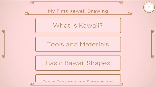 My First Kawaii Drawing screenshot 0